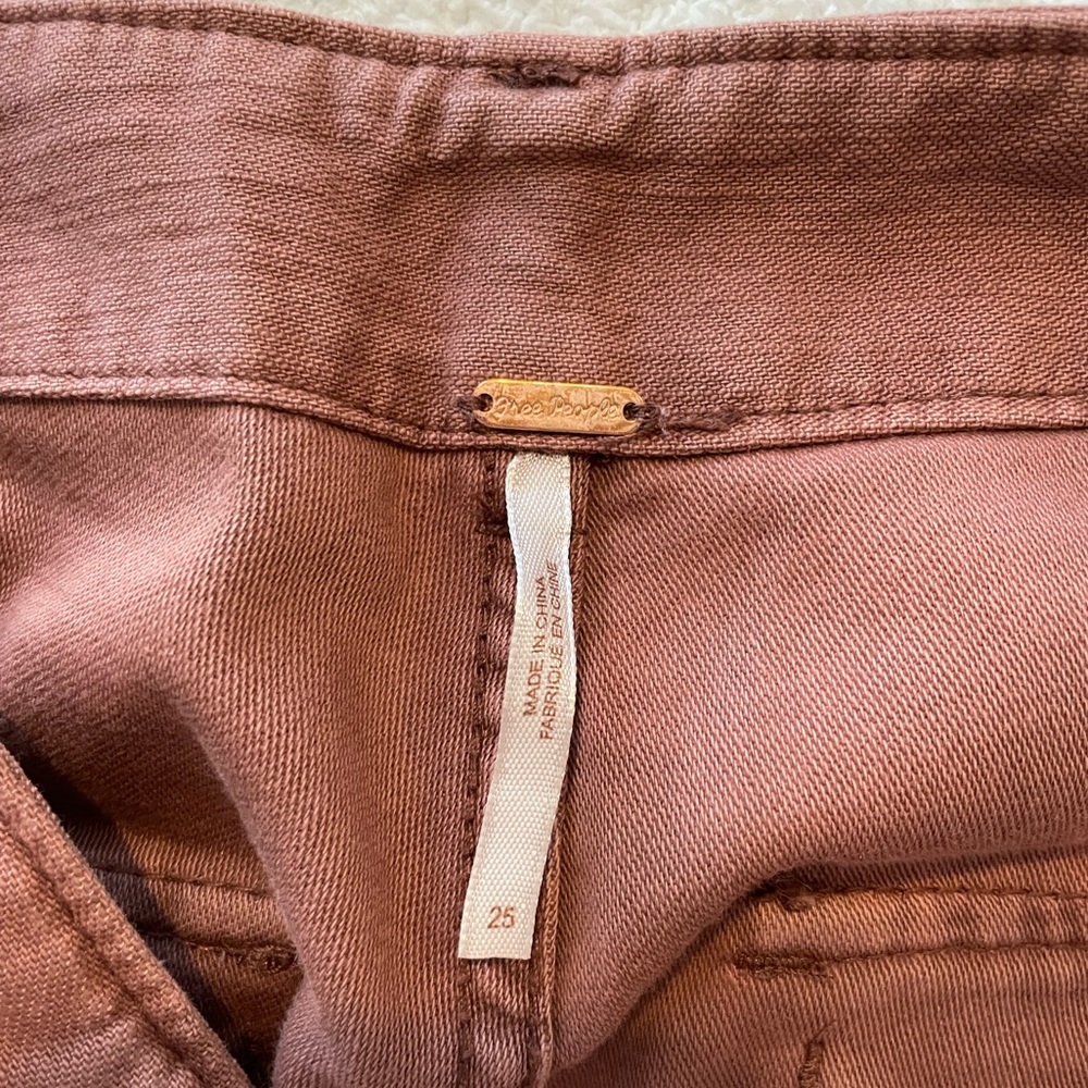 Selling free people cargo ankle jeans